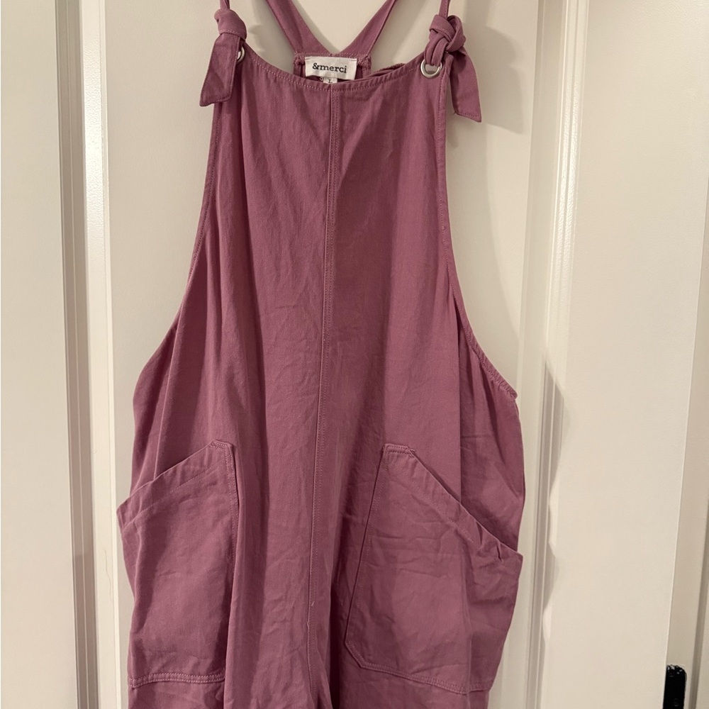 Pink Overalls with Pockets